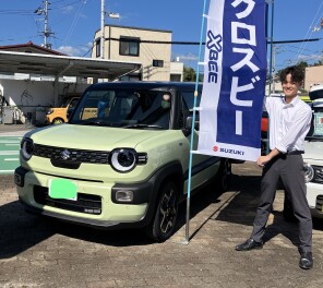 新型クロスビー　試乗車がやってきました！！